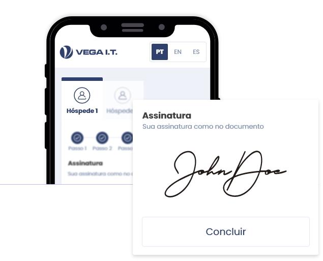 Easy Check-In mockup